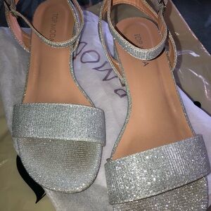 Top Moda Silver Women's Sandals